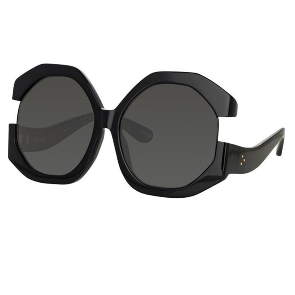 ISO: Linda Farrow “Bardot” oversized sunglasses in black